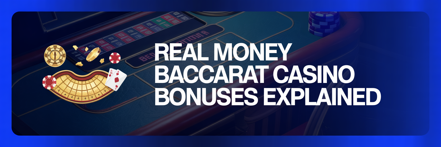 Real Money Baccarat Casino Bonuses Explained